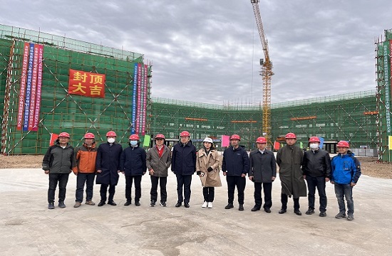 榮耀封頂∣集團承建長春師范大學易地新建項目（一期工程）一